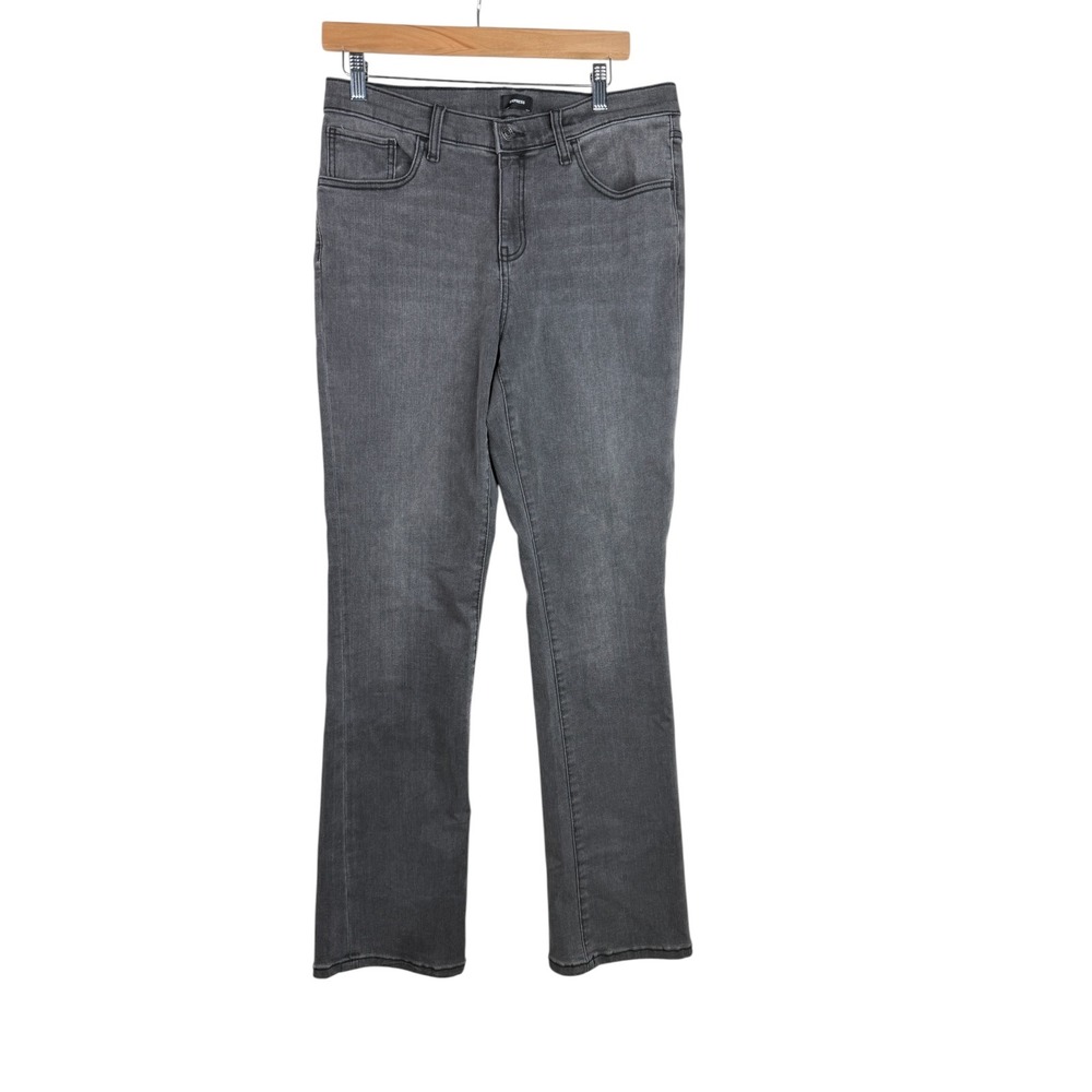 Express Straight Leg Jeans size 12 Gray